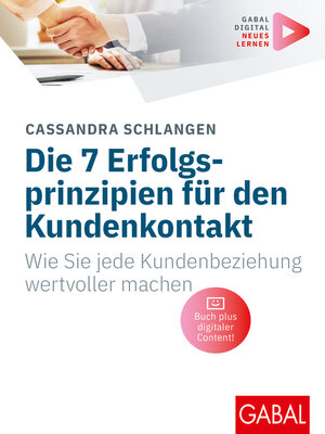 cover image of Die 7 Erfolgsprinzipien für den Kundenkontakt